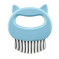 thumbnail image 1 of ACDANC Cat Hair Shell Comb Deshedding Dematting Brush Tangles Removal Comb Pet Grooming Tool Deshedding Brush for Cats Green, 1 of 7