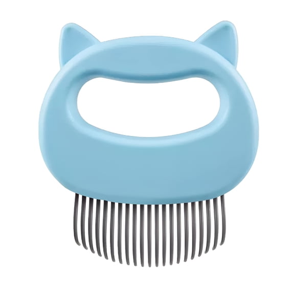 ACDANC Cat Hair Shell Comb Deshedding Dematting Brush Tangles Removal Comb Pet Grooming Tool Deshedding Brush for Cats Green