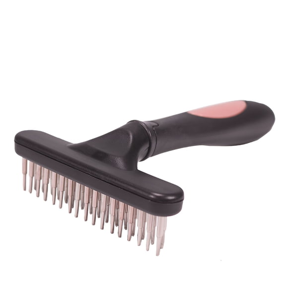 ACDANC Cat Self Groomer with Cat Toy, Pet Self-Grooming Arch Massaging Brush Pass-Through Arch with Kitten Toy, Cat Archway Grooming Massager Scratcher Toy with Bristles for Playing and Scratching