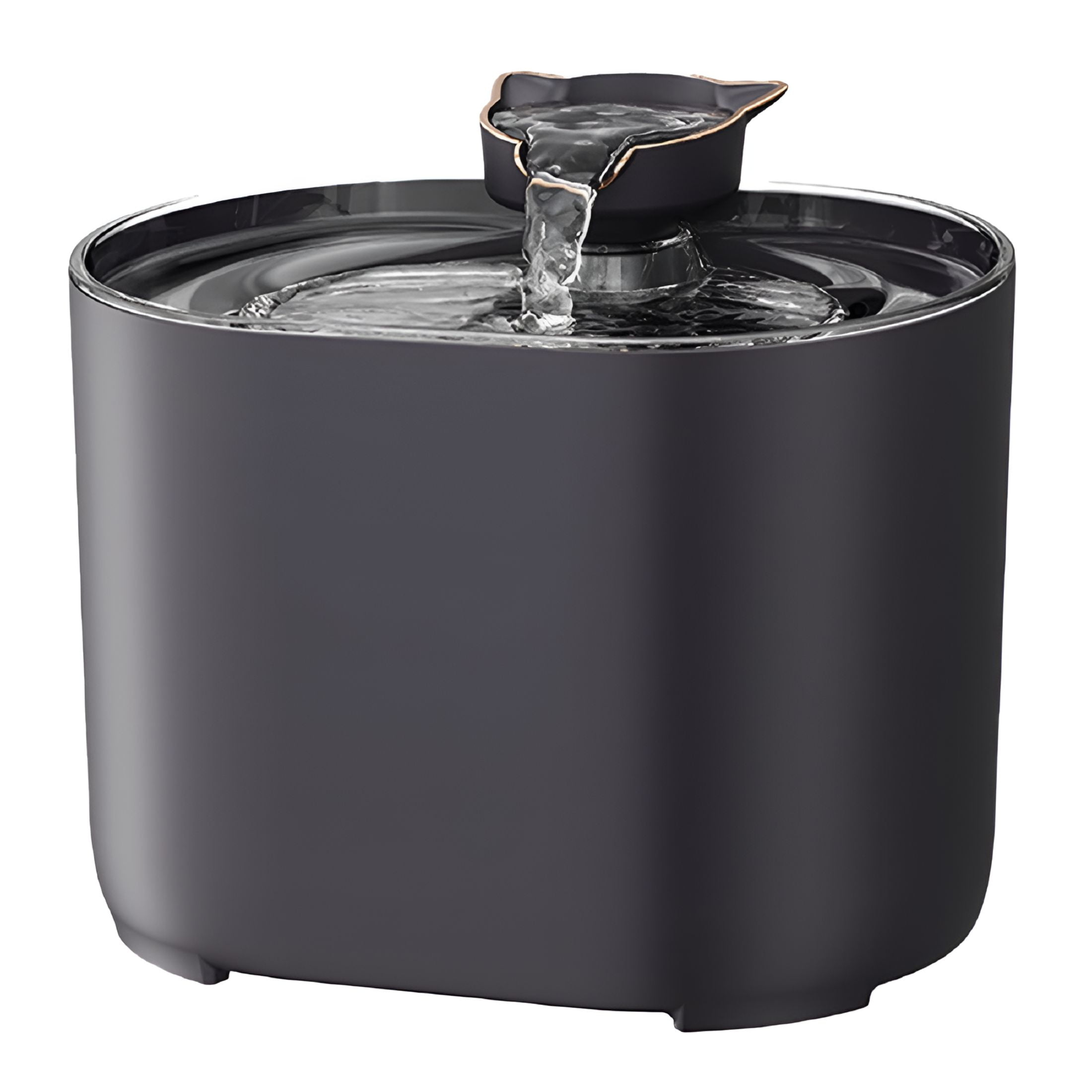 ACDANC Cat Water Fountain, Pet Water Fountain Two Drinking Modes, Ultra-Quiet Pump, 2.2L/74oz Capacity