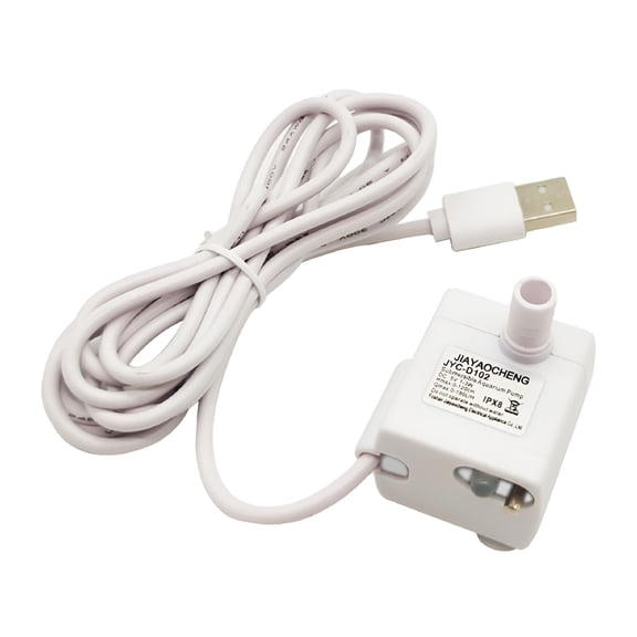 ACDANC Cat Water Fountain Pump, Fountain Pump Motor, Drinking Fountain Cat Water Dispenser Replenishment - With light