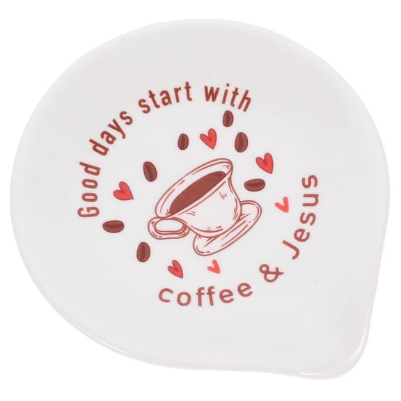 ACDANC Ceramic Spoon Holder Coffee Spoons Scoop Rest for Kitchen Counter Rests Delicate Soup