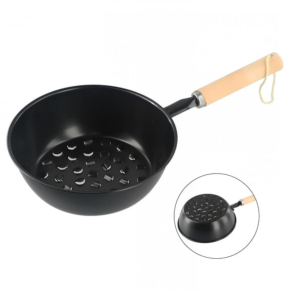 ACDANC Chimney Charcoal Starter Pot Barbeque Safe Wood Handle BBQ Grill Chimney