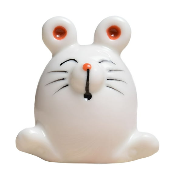 ACDANC Chinese Ceramic Tea Pet,Soft Harmonious Colors Ceramic Chinese Ceramic Tea Pet,Matches Tea Sets Easily Tea Accessories,Style1