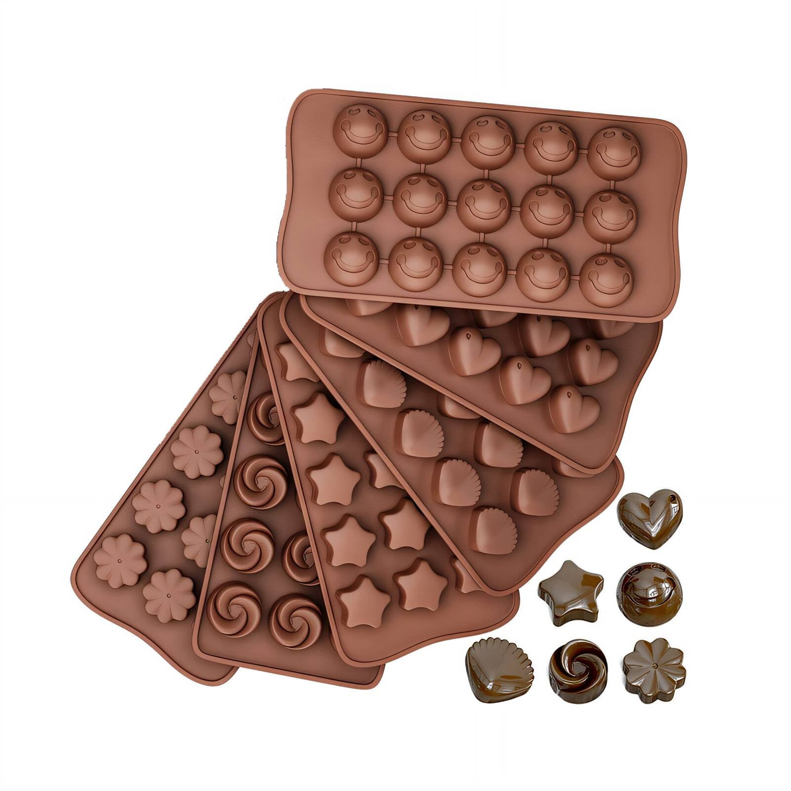 ACDANC Chocolate Molds,Versatile 15-Cavity Silicone Mold Chocolate Mold ...