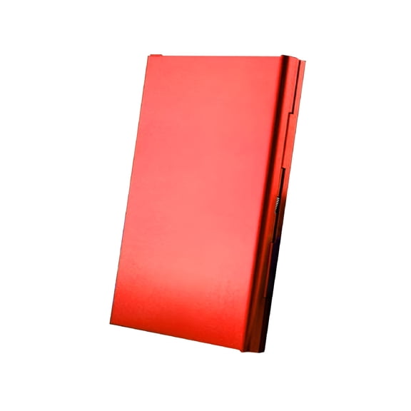 ACDANC Cigarette Case Holder Aluminum Alloy Hard Flip Open Extra Slim Cigarette Storage Container Box