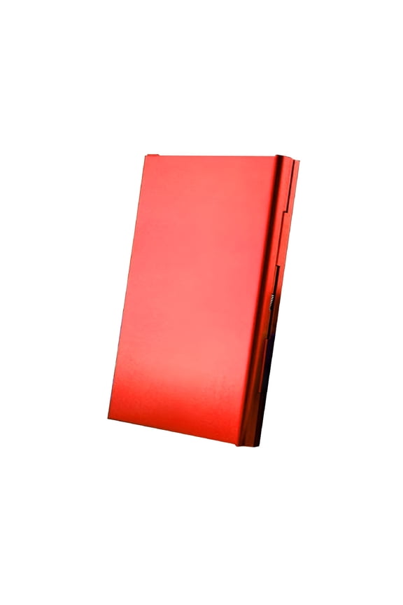 Cigarette Case Holder Aluminum Alloy Hard Flip Open Extra Slim Cigarette Storage Container Box