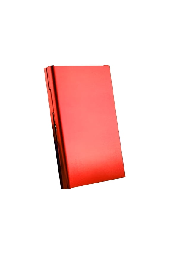 Cigarette Case Holder Aluminum Alloy Hard Flip Open Extra Slim Cigarette Storage Container Box