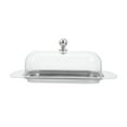 thumbnail image 1 of ACDANC Classic Butter Dish with Lid Stainless Steel Butter Keeper Box Covered Butter Serving Tray Butter Case Container with Cover for Fridge Refrigerator, 1 of 6