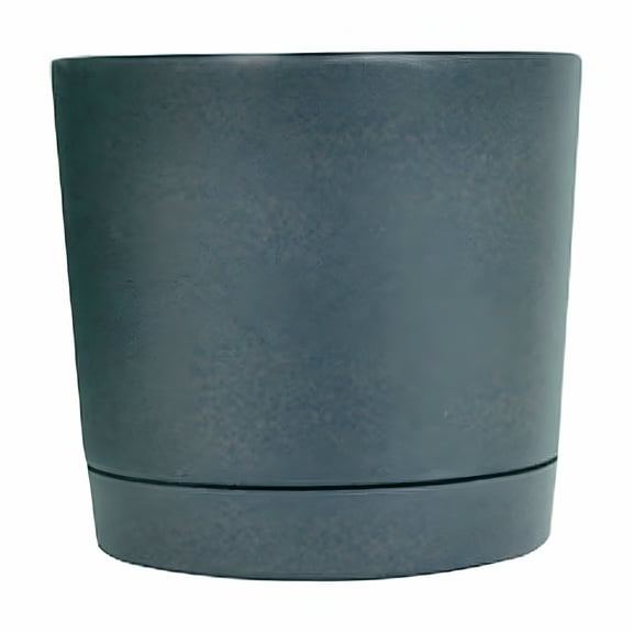 ACDANC Clay Pots for Plants with Saucer Large Terra Cotta Plant Pots with Drainage Hole Flower Pots with Tray Terracotta Pots for Indoor Outdoor Plant Green-B