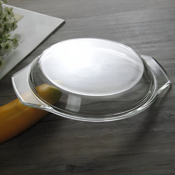ACDANC Clear Glass Microwave Cover for Kitchen Use Effective Splatter Shield and Dishwasher Safe Microwave Splatter Cover Glass
