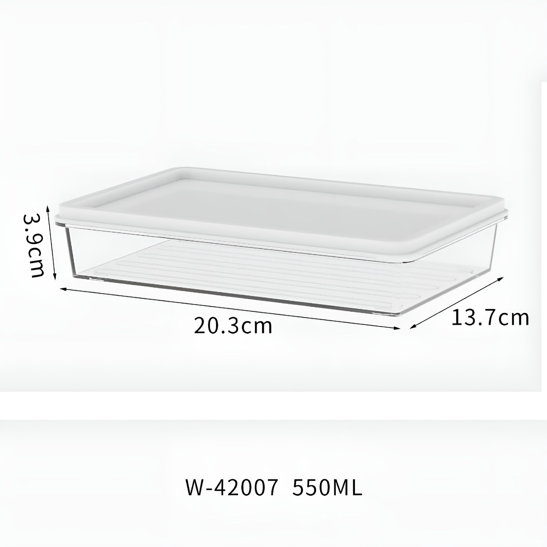 ACDANC Clear Meat Storage Container Bacon Saver Food Storage Container ...