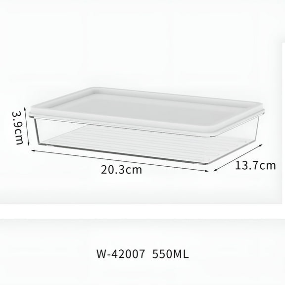 ACDANC Clear Meat Storage Container Bacon Saver Food Storage Container for Refrigerator