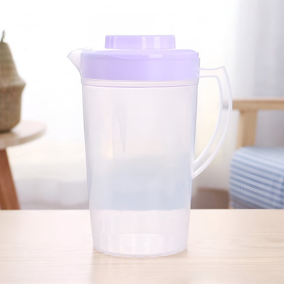 ACDANC Clear Plastic Pitcher,2 L/0.5 Gallon Water Pitcher with Lid&Handle,Iced Tea Maker,Dishwasher Safe,Bpa Free
