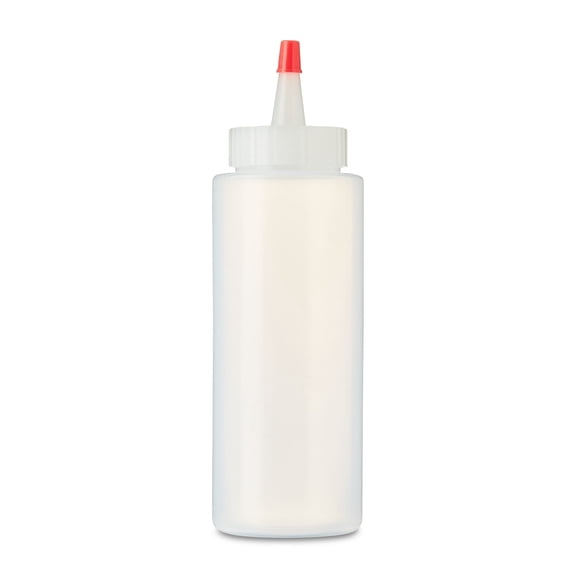 ACDANC Clear Plastic Squeeze Bottle,6 Fl Oz,Salad Dressing Bottle Squeeze Bottles for Sauces