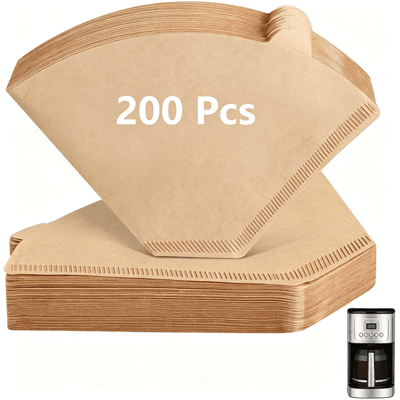 ACDANC Coffee Filters #4 Compatible with Coffee Maker,200Pcs Disposable ...