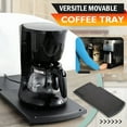 thumbnail image 1 of ACDANC Coffee Maker Trays,Kitchen Sliding Coffee Tray Mat,Under Cabinet Appliance Coffee Maker Toaster Countertop Storage Moving Slider, 1 of 7
