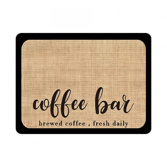 ACDANC Coffee Mat Hide Stain Absorbent Rubber Coffee Bar Mat For Countertops Coffee Bar Quick Drying Mat Coffee Maker Mat Dish Drying Mat Coffee Bar Table Placemats Placemats Table Mats
