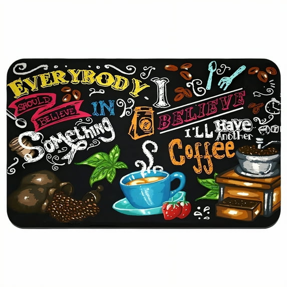 ACDANC Coffee Mat,Non-Slip Design Bar Mats for Countertop,Quick Absorbency Kitchen Counter Mat,12"x16"