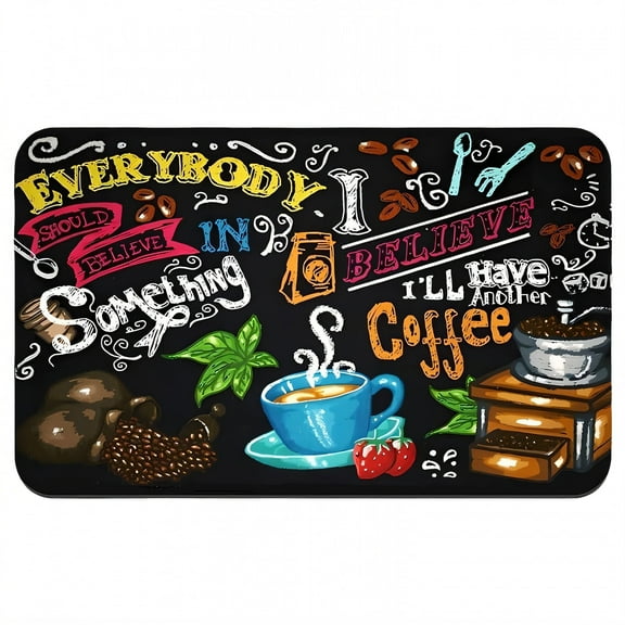 AUQ Coffee Mat,Skidproof Base Bar Mats for Countertop,Quick Absorbency Kitchen Counter Mat,20"x31"