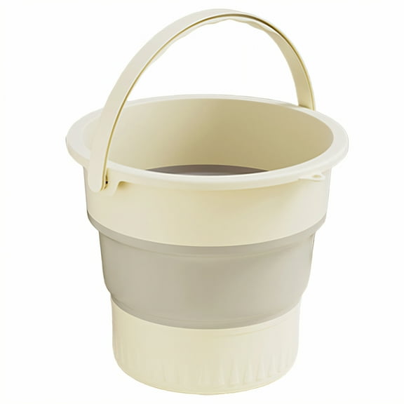 ACDANC Collapsible Bucket,Sturdy Carry Strap Mop Bucket,Tool-Free Assembly Bucket for Cleaning,10L