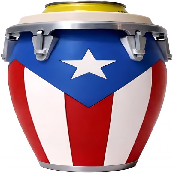ACDANC Conga-Style Can Holder,Fun Flag Conga Drum Beer Can Insulated,12Oz Drink Holder for Tailgates,Bbqs Themed Events