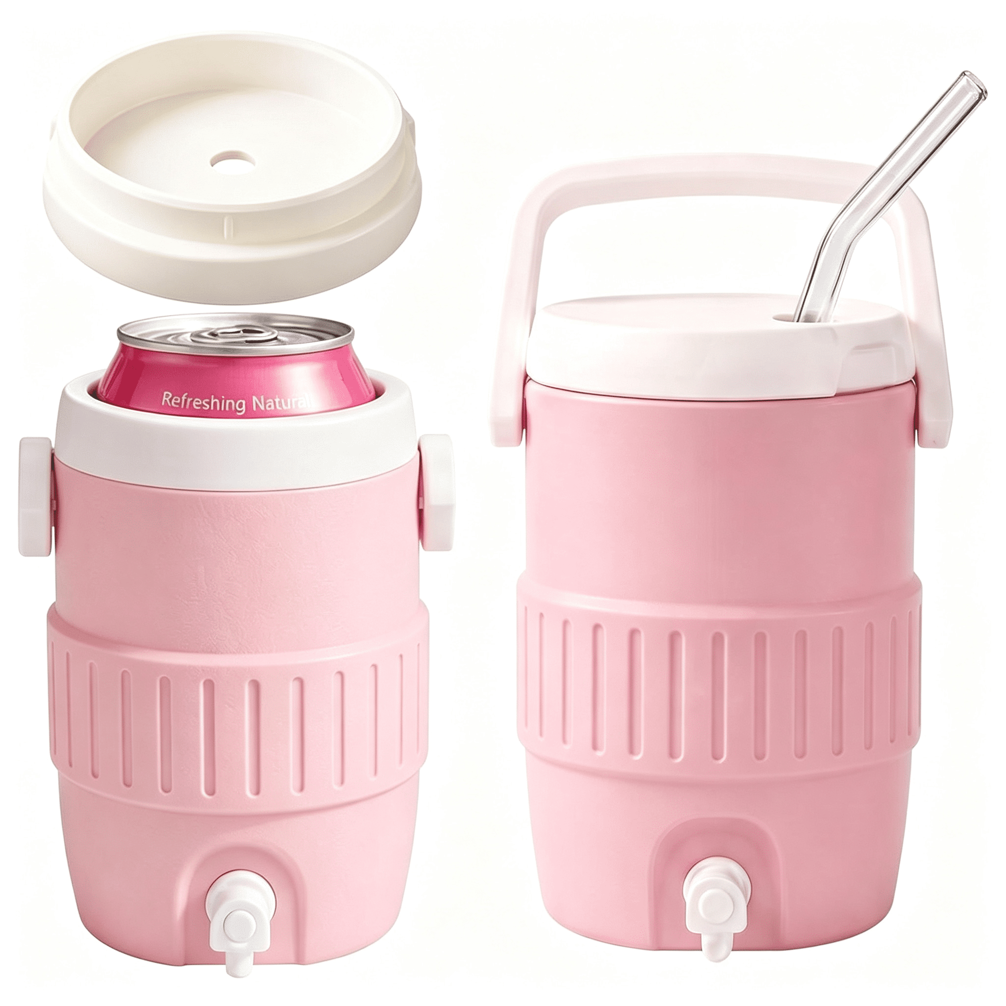 Simple Mini Pool ACDANC Cooler Can Holder with Handle Retro Mini 12Oz Cute Drink Holder ...