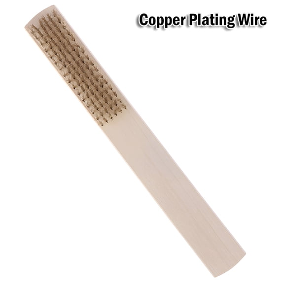 ACDANC Copper Wire Brush Stainless Steel Wire Brush Rust Removal Clean Brush 8.07Inch