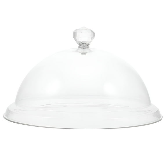 ACDANC Cover Dome Plate Food Lid Cake Guard Cloche Microwave Splatter Serving Bowl Display Glass Insect Proof Clear