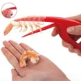 thumbnail image 1 of ACDANC Creative Kitchen Prawn Peeler Shrimp Deveiner Remover Peel Device Portable Tool, 1 of 4