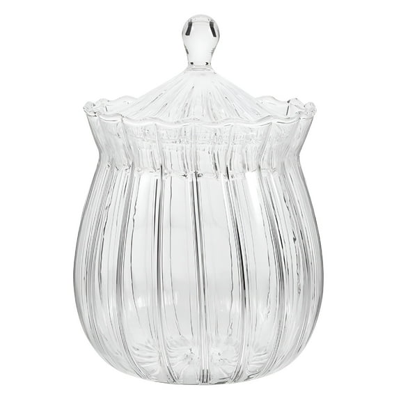 ACDANC Crystal Candy Dish with Lid for Home Office Desk