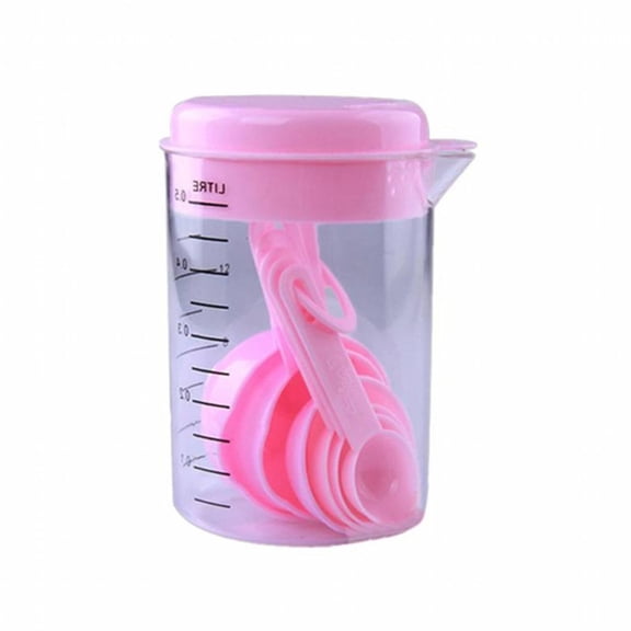 ACDANC 2026 New Cup Measure,Comfortable to Handle Measuring Jug,Does Not Absorb Flavors Food Measuring Cups,Pink, for Baking, Cooking, Meal Prep, Kitchen Organization, Precise Ingredient Measurement.