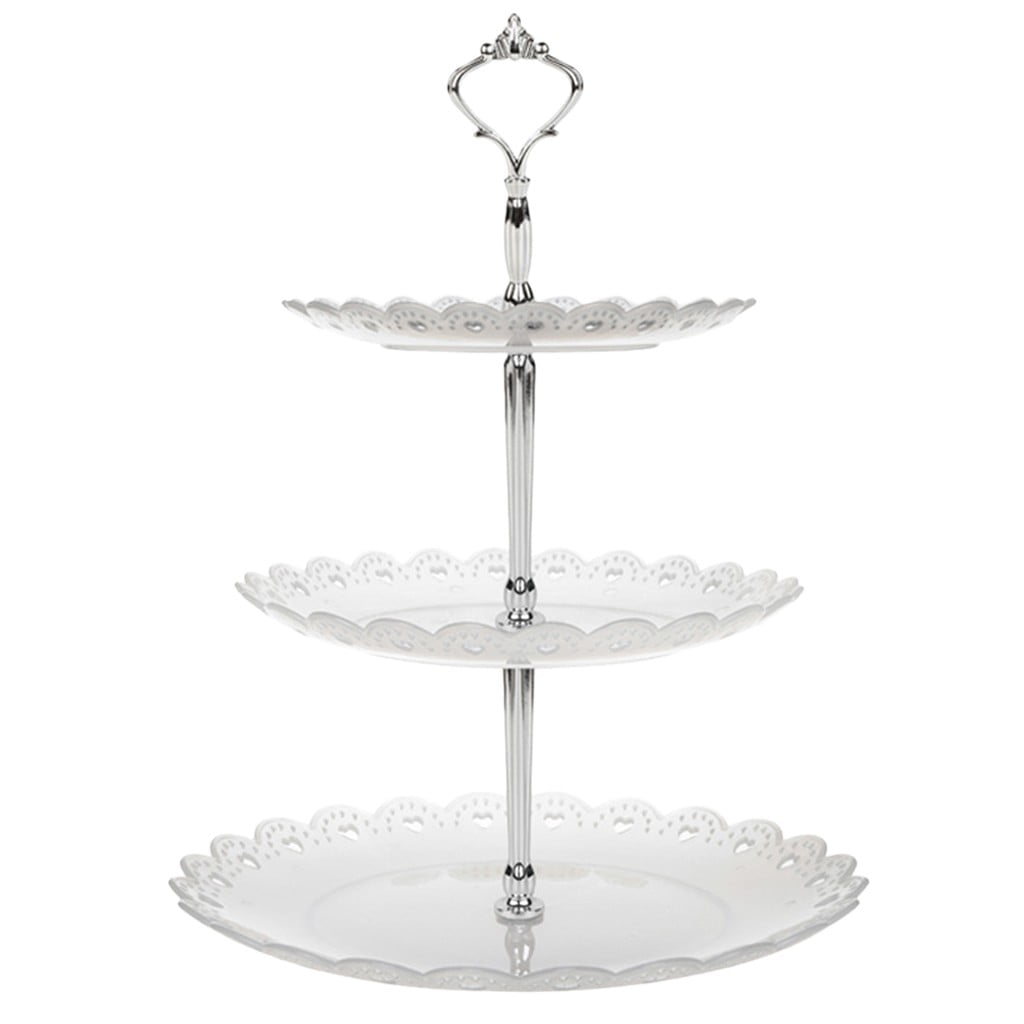 ACDANC Cupcake Stands for Dessert Table Display Set,5 Tier Clear Plastic Cake Stand,Cupcake Tower Holder for Wedding,Halloween,Christmas,Birthday,Baby Shower and Tea Party Decorations (Clear)