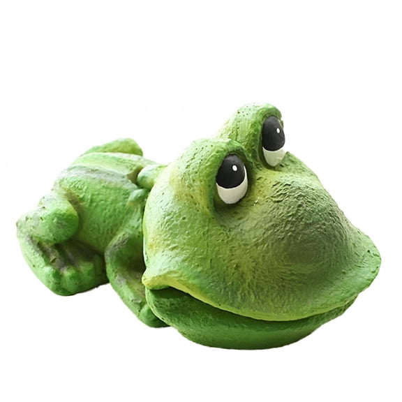ACDANC Cute Frog Air Stone Bubbler Aerating Aquarium Ornament Resin Decor for Fish Tank