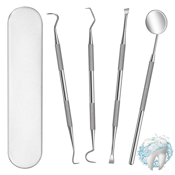 ACDANC Dental Tools,Professional Plaque Remover Teeth Cleaning Tool Kit,Stainless Steel Dental Pick Tartar Scraper Tooth Cleaner,Oral Care Hygiene Set for Personal Use with Storage Box
