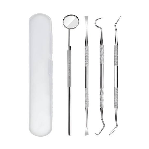 ACDANC Dental Tools,Teeth Cleaning Tools,Calculus/Plaque Remover for Teeth Tooth Scraper & Dental Pick & Mouth Mirror for Oral Care Hygiene Set Kit