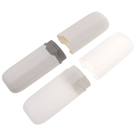 ACDANC Denture Brush Cover Pen Stand for Desk Toothpaste Portable Travel 2 Pcs