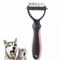 thumbnail image 1 of ACDANC Deshedding Dog Brush,Undercoat Rake for Dogs,Dematting Comb for Dogs,Pink1, 1 of 6