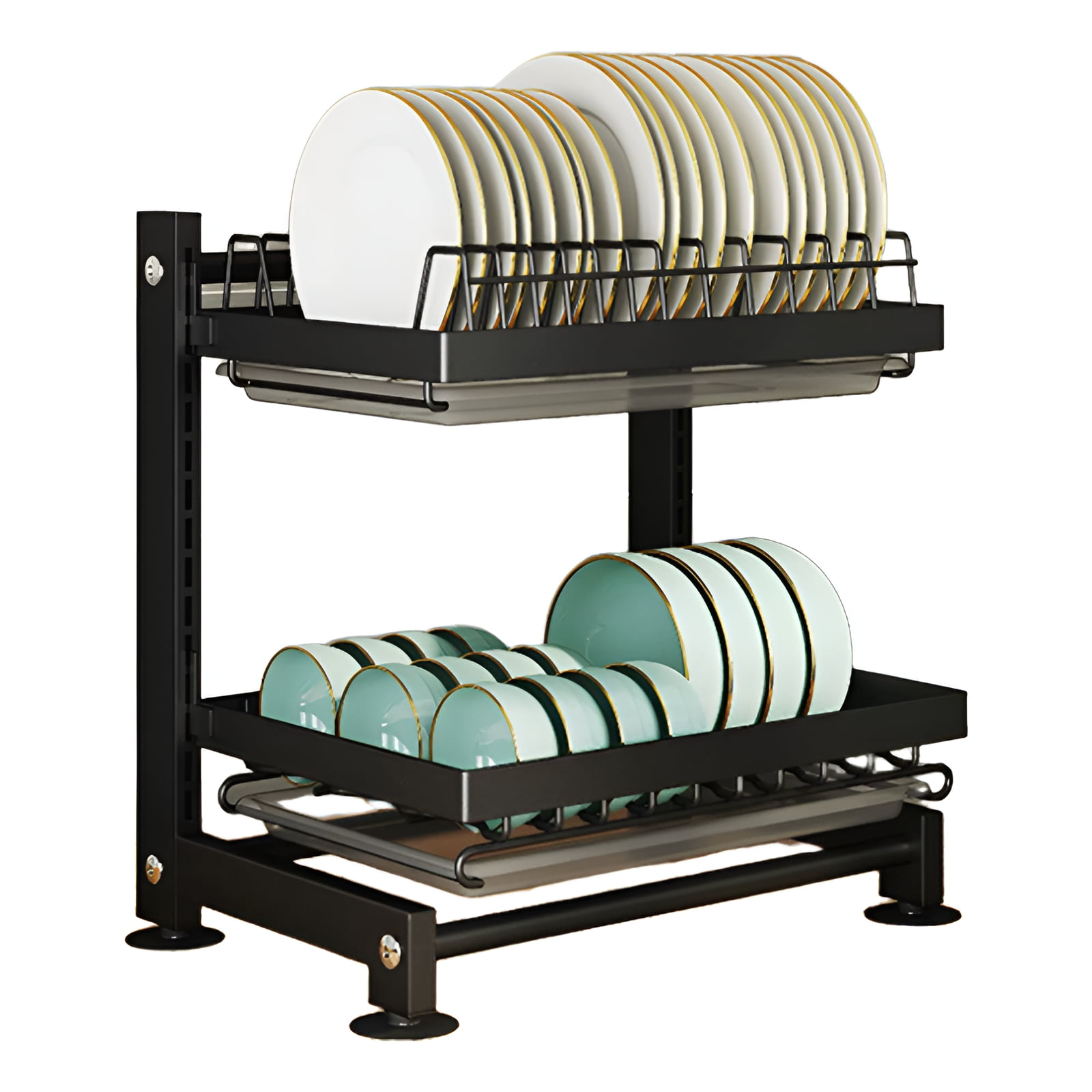 ACDANC Dish Drainers for Kitchen Counter,Quick Disassembly Kitchen Dish ...