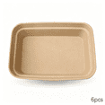 thumbnail image 1 of ACDANC Disposable Cat Litter Box Large,6 Count,Durable Portable for Travel and Home,Eco-Friendly Disposable Litter Box Controls Odor, 1 of 2