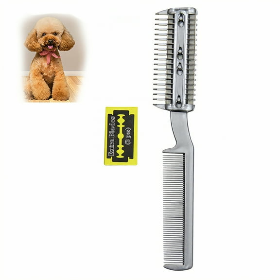 ACDANC Dog Comb,Removable Blade Metal Comb,Efficient Combing Dematting Comb for Dogs,92502