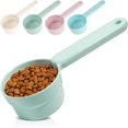 thumbnail image 1 of ACDANC Dog Food Scoop Cup Melamine Pet Food Scoop Measuring Cup for Dog Cat Ferret Rabbit Bird Food, Half Cup Scoop Food-Grade Pet Feed Scoops with Handle, Dishwasher Safe, White, 1 of 4