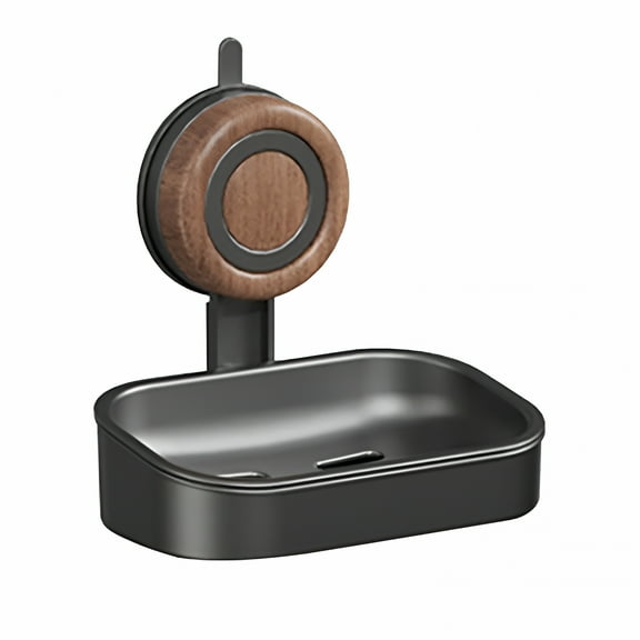 ACDANC Double Layer Soap Dish for Shower 1 Pack,Wall Mounted Bar Soap Holder Suction Cup 1 Layer Self Draining Soap Case Sponge Holder for Shower Bathroom,Tub and Kitchen Sink,Drill-Free Tray