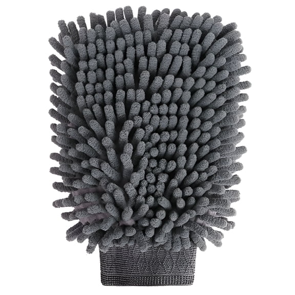 ACDANC Double Sided Car Wash Mitt, Chenille Microfiber Cleaning Glove, Scratch-Free Auto Detailing & Drying Tool