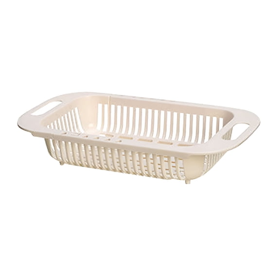 ACDANC Drain Rack For Kitchen Sink Sink Drains PP Telescopic Kitchen Daily Sundries RV Dish Rack For Sink Kitchen Sink Basket Rack In Sink Dish Drying Rack Small Stainless Over Sink Cutting Board