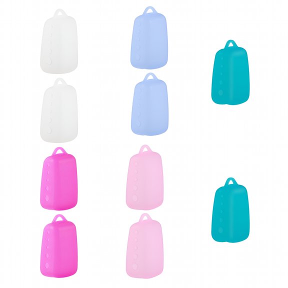 ACDANC Dustproof Toothbrush Cap Light Blue Camping 10Pcs 1.4X0.6In