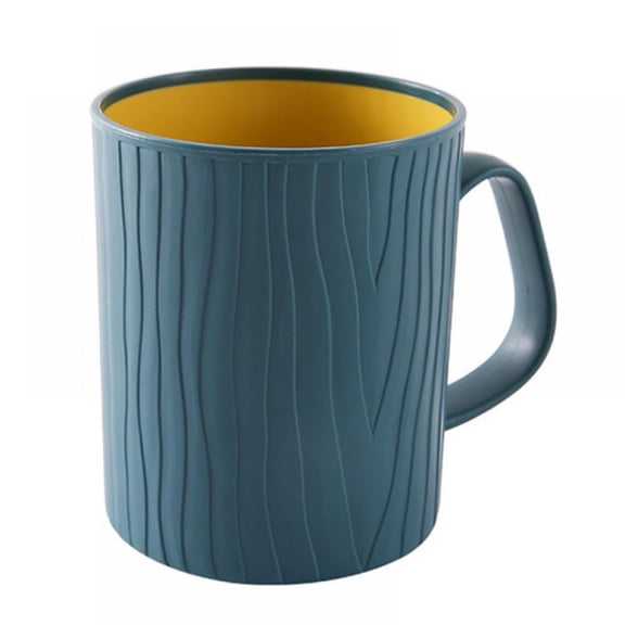 ACDANC Eco Friendly Healthy Biodegradable Plastic Cup Mug for Water,Coffee,Milk,Juice,Tea (Dark Blue)