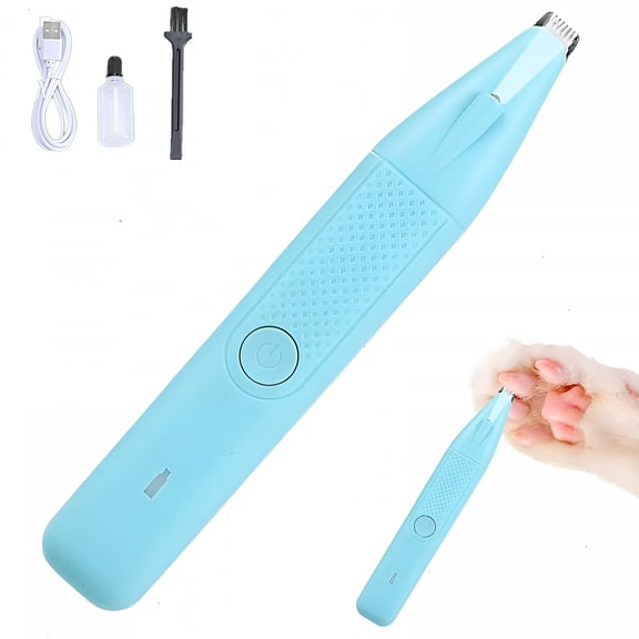 ACDANC Electric Foot Hair Shaver, Dog Grooming Clippers | Low Noise Pet Grooming Trimmer with Notable R-Angle Circular Cutter, Safe Pets Paws Clippers for Long Hair