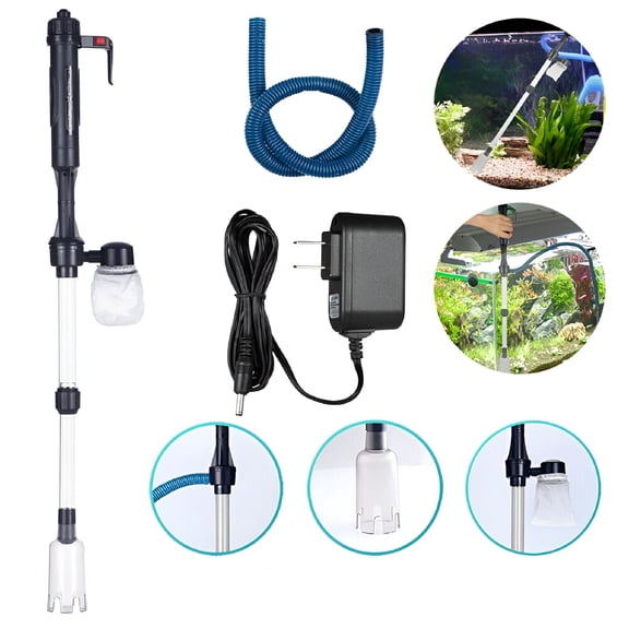 ACDANC Electric Gravel Cleaner for Aquarium Fish Tank Automatic Vacuum Water Changer