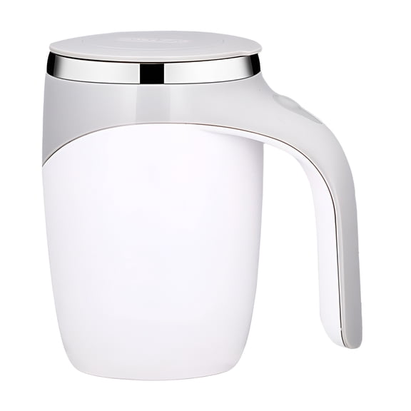 ACDANC Electric Stirring Mixing Cup,Physical Cooling Magnetic Stirring Mug,One-Key Start Portable Automatic Stirring Cup,Battery Model,380Ml